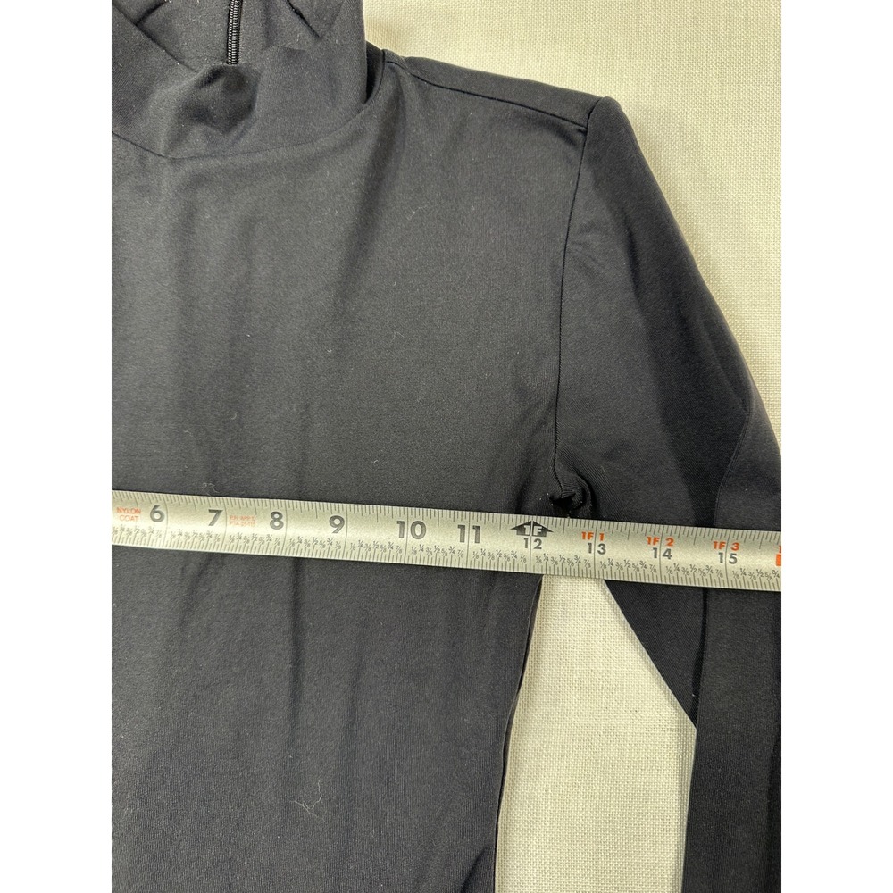 Babaton Aritzia Black‎ Mock Neck Long Sleeve Thong Bodysuit Small - Picture 7 of 8